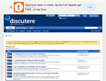 Tablet Screenshot of discutere.it